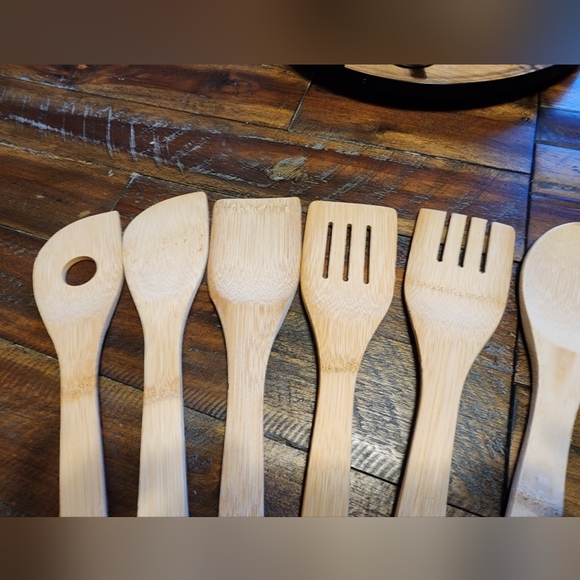 Bamboo Cooking Utensils Set - Picture 4 of 11